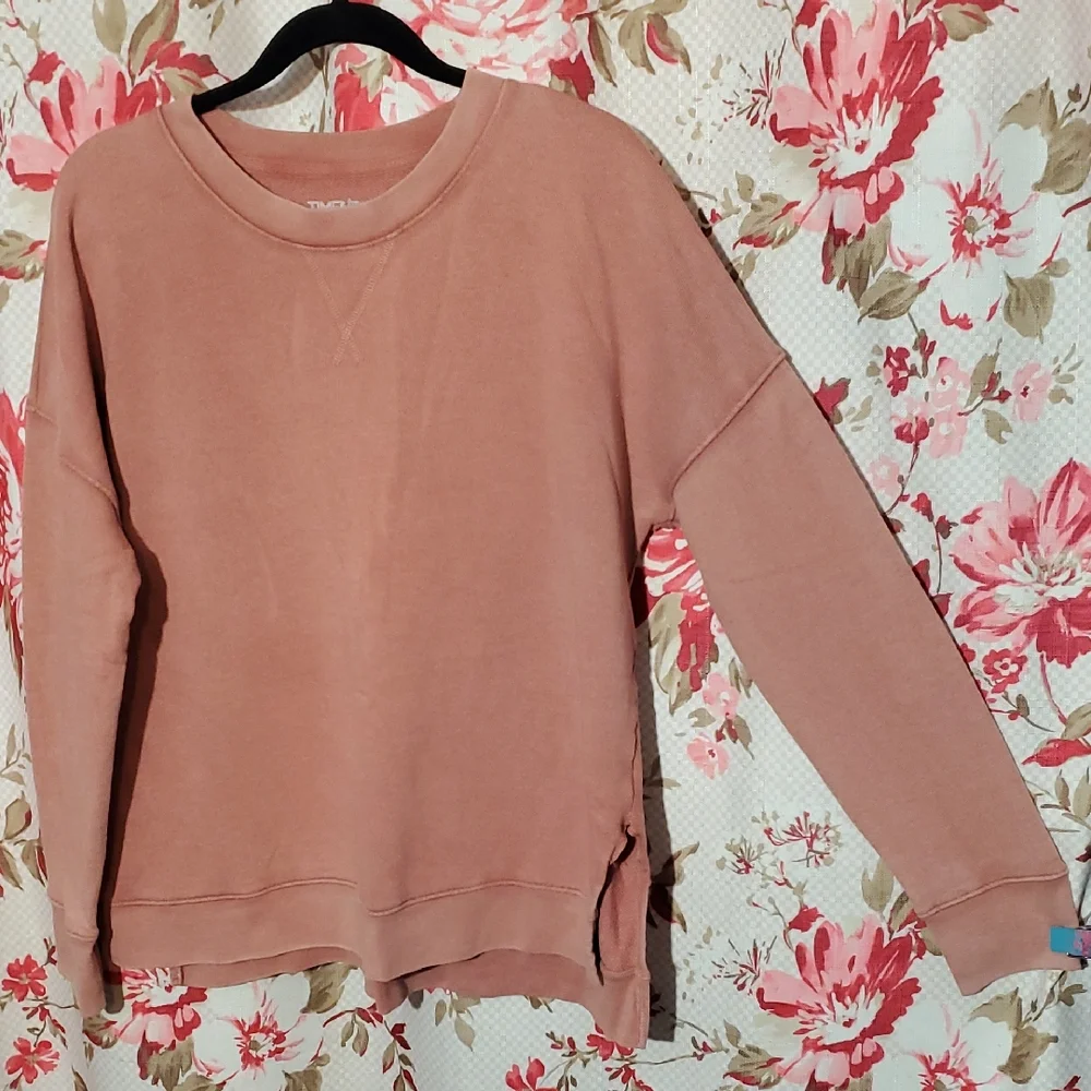 Time and Tru Rust Faded Sweater XL 16 18 - Picture 1 of 5